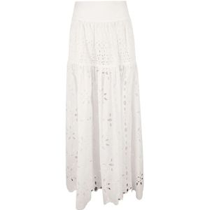 Ermanno Scervino, Skirts Wit, Dames, Maat:2XS