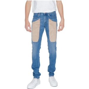 Jeckerson, Jeans, Heren, Blauw, W34, Katoen, Slim Fit Heren Jeans Lente/Zomer Collectie