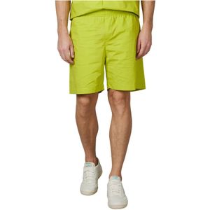 Amaránto, Korte broeken, Heren, Groen, L, Katoen, Elastische taille Bermuda Shorts