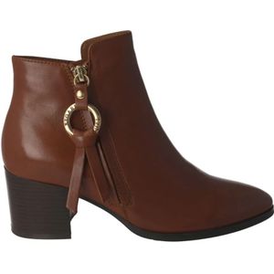 Regarde Le Ciel, Schoenen, Dames, Bruin, 38 EU, Leer, Heeled Boots