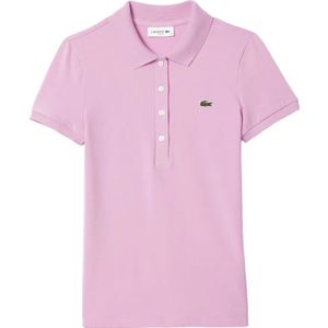 Lacoste, Tops, Dames, Roze, M, Katoen, Polo Shirts
