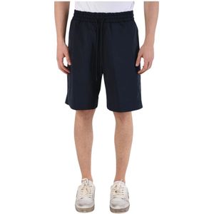 Dondup, Korte broeken, Heren, Blauw, W38, Katoen, Casual Shorts