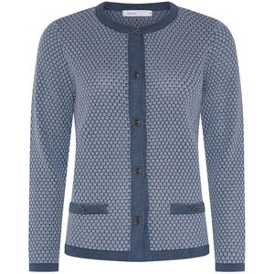 Skovhuus, Blauwe Bos Cardigan Blauw, Dames, Maat:M