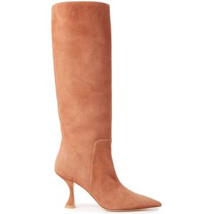 Stuart Weitzman, Xcurve 85 Slouch Laarzen Bruin, Dames, Maat:35 1/2 EU