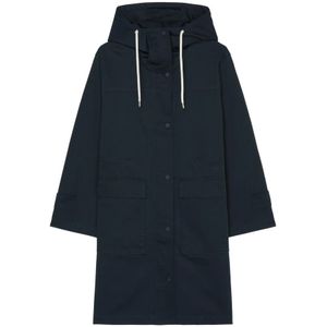 Marc O'Polo, Parka relaxed Blauw, Dames, Maat:L