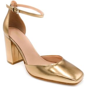 Guess, Schoenen, Dames, Geel, 39 EU, Verhoog je stijl met leren pumps