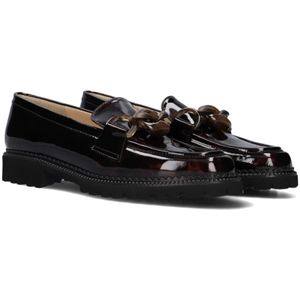 Brunate, Schoenen, Dames, Bruin, 37 EU, Leer, Elegante Loafers met Pantherprint