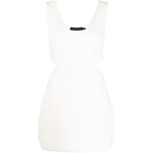 Proenza Schouler, Tops, Dames, Wit, S, Polyester, Sleeveless Tops