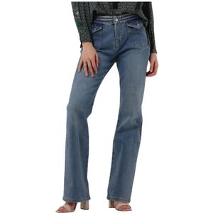 Vanessa Bruno, Jeans, Dames, Blauw, 2Xs, Denim, Flared Jeans Blauw