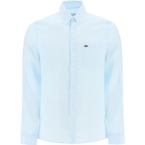 Lacoste, Overhemden, Heren, Blauw, S, Klassieke Polo Shirt