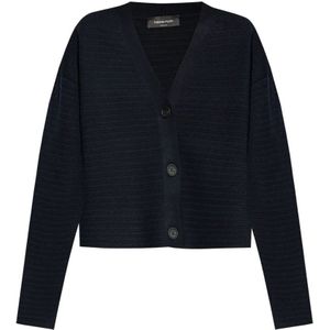 Fabiana Filippi, Truien, Dames, Blauw, S, Navy Blauwe Jas