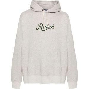 Ralph Lauren, Sweatshirts & Hoodies, Heren, Grijs, S, Katoen, Grijze Sweatshirt Aw 24 Herenmode