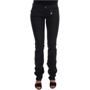 Costume National, Jeans, Dames, Blauw, W29, Katoen, Donkerblauwe Super Slim Fit Jeans