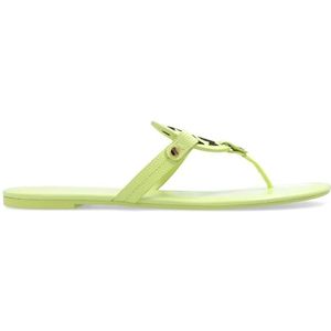 Tory Burch, Miller slides Groen, Dames, Maat:40 1/2 EU