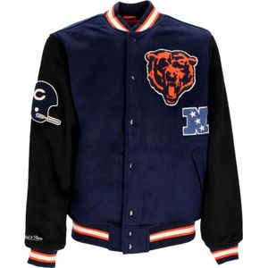 Mitchell & Ness, NFL Team Legacy Varsity Jacket Blauw, Heren, Maat:L