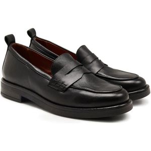 Pavement, Schoenen, Dames, Zwart, 37 EU, Leer, Leren Loafers