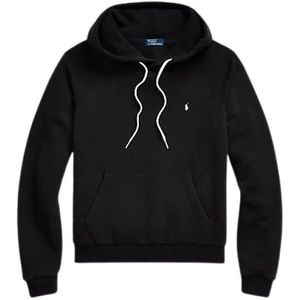 Ralph Lauren, Sweatshirts & Hoodies, Heren, Zwart, M, Katoen, Polo Zwart Hoodie - Maat: XS, Kleur: Polo Zwart