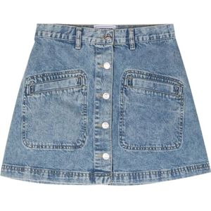 Moschino, Denim Skirts Blauw, Dames, Maat:W29