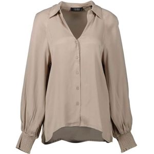 Ibana, Blouses & Shirts, Dames, Beige, XS, Stijlvolle Blouse