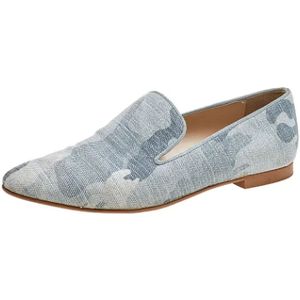 Stella McCartney Pre-owned, Pre-owned, Dames, Blauw, 38 EU, Pre-owned Canvas flats