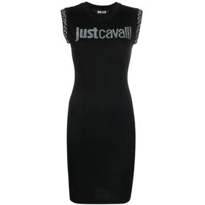 Just Cavalli, Kleedjes Zwart, Dames, Maat:M