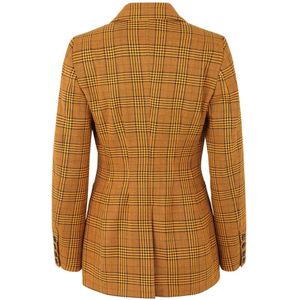 Baum und Pferdgarten, Jassen, Dames, Oranje, L, Polyester, Oranje Geruite Blazer