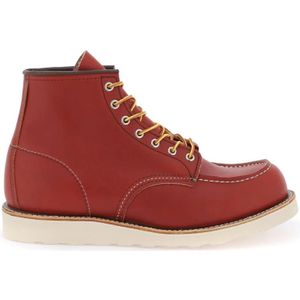 Red Wing Shoes, Schoenen, Heren, Rood, 43 EU, Leer, Lace-up Boots