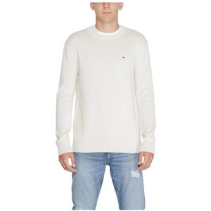 Tommy Jeans, Truien, Heren, Beige, 2Xl, Katoen, Biologisch Katoenen Herentrui