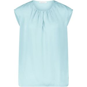 Betty & Co, Blouses & Shirts, Dames, Blauw, S, Elegant Blousetop met Ruches