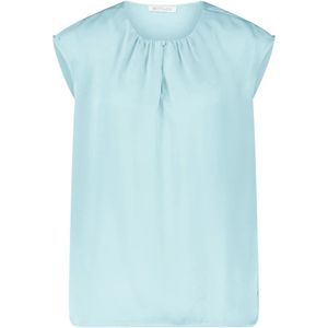 Betty & Co, Blouses & Shirts, Dames, Blauw, L, Elegant Blousetop met Ruches