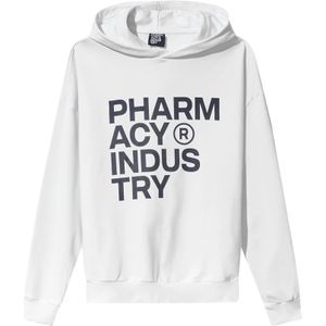 Pharmacy Industry, Sweatshirts & Hoodies, Heren, Wit, L, Witte Sweater voor Mannen