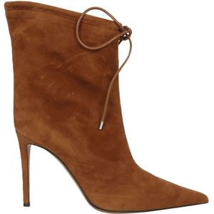 Alexandre Vauthier, puntige laarzen Bruin, Dames, Maat:38 EU