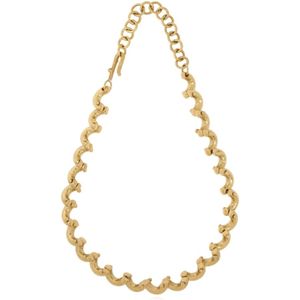 Ulla Johnson, Accessoires, Dames, Geel, ONE Size, Leer, Messing Ketting