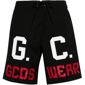 Gcds, Casual Shorts Zwart, Heren, Maat:S