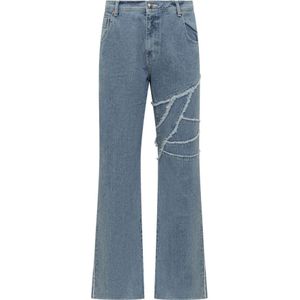 Andersson Bell, Jeans, Heren, Blauw, W32, Leer, Wide Jeans