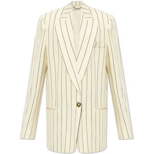 Stella McCartney, Oversized blazer Beige, Dames, Maat:S