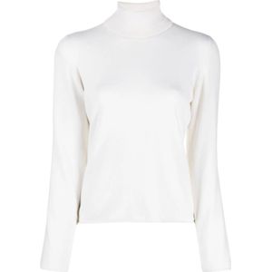 Barba, Truien, Dames, Wit, XS, Witte Sweatshirts voor Dames Aw 23