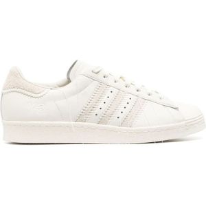 Y-3, Schoenen, Heren, Wit, 46 EU, Leer, Premium leren Superstar sneakers