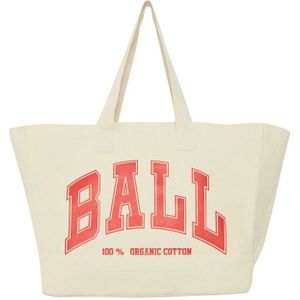 Ball, Tassen, Dames, Beige, ONE Size, Katoen, Stijlvolle Chinese Rode Accessoires Tas