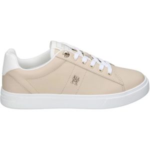 Tommy Hilfiger, Modieuze Sportschoenen Beige, Dames, Maat:41 EU