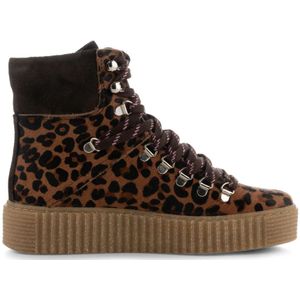 Shoe the Bear, Agda Suède Veterschoen Bruin, Dames, Maat:38 EU