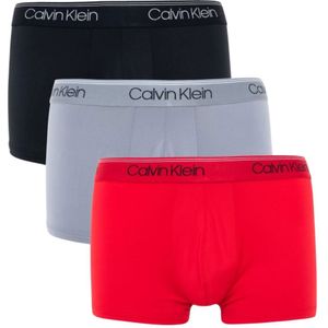 Calvin Klein, Ondergoed, Heren, Veelkleurig, L, Polyester, 3-Pack Microfiber Stretch Boxers - Multicolor Shorty