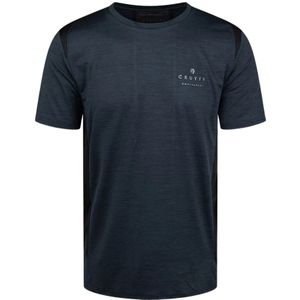 Cruyff, Tops, Heren, Zwart, S, Polyester, Montserrat Elysium T-Shirt Zwart