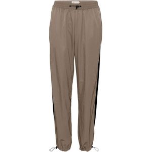 Lounge Nine, Broeken, Dames, Grijs, 2Xs, Nylon, Gestreepte Questln Broek Brindle