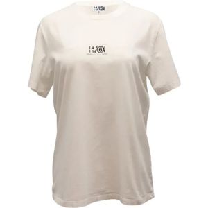 Maison Margiela Pre-owned, Pre-owned Cotton tops Wit, Dames, Maat:S