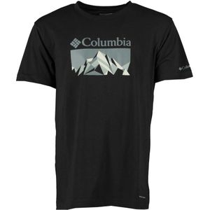 Columbia, Columbia Thistlettown Hills™ Grafische T-Shirt Met Korte Mouwen Zwart, Heren, Maat:L