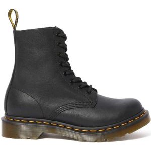 Dr. Martens, Zwarte casual leren laarzen Zwart, Heren, Maat:37 EU