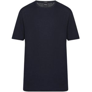 Hugo Boss, Tops, Heren, Blauw, L, Katoen, Blauw T-shirt en Polo Set