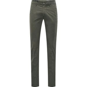 Mason's, Stretch Chino Broek Groen Grijs Groen, Heren, Maat:XL