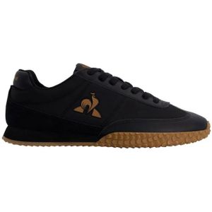 le coq sportif, Schoenen, Heren, Zwart, 42 EU, Zwarte Sportieve Textiel Sneakers